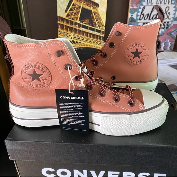 Converse Shoes Nwt Converse High Top Platform Sneakers Poshmark